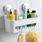 Suction Cup Shower Caddy - No Drilling Removable Shower Caddy - Powerful Suction Shower Organizer Max Hold V1258-DP02-C-578