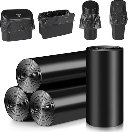 Car Trash Can with Lid + Mini Car Garbage Bags for Auto Trash Bin V1258-DP02-C-589