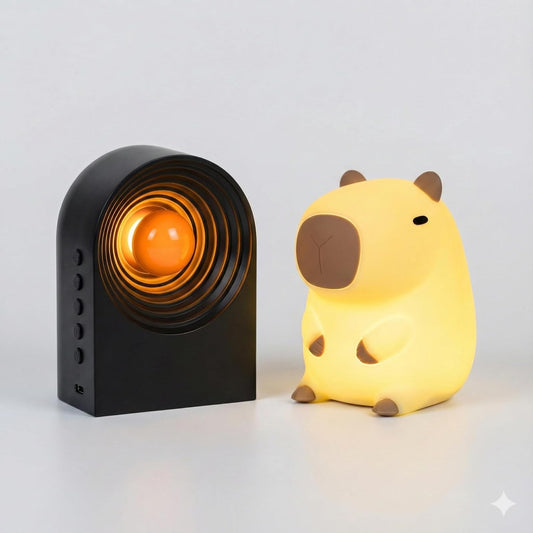 Cute Capybara Night Light and White Noise Sound Machine with Bluetooth Functionality for Bedroom Living Room V1258-DP02-C-595