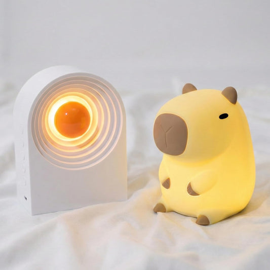 Cute Capybara Night Light and White Noise Sound Machine with Bluetooth Functionality for Bedroom Living Room V1258-DP02-C-596