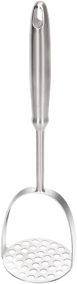 Potato Masher, Dual Arc for Easy, Labor-Saving Mashing, 304 Stainless Steel, Sturdy and Durable One-Piece V1258-DP02-C-6