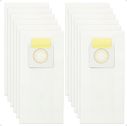 12 Pack Style 7 Vacuum Bags Replacement Compatible with Bissell PowerForce Bagged Uprights Vacuums 3522 3545 V1258-DP02-C-604