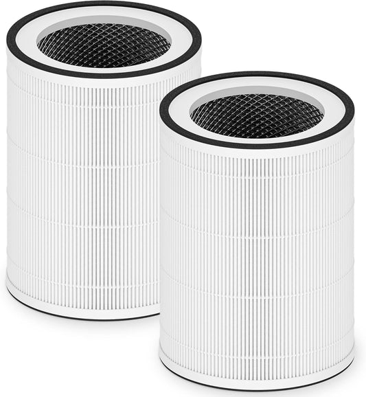 2 Pack True HEPA KILO Filter Replacement Compatible with Afloia KILO, KILOPLUS, KILOPRO, MIRO, MIRO PRO and V1258-DP02-C-612