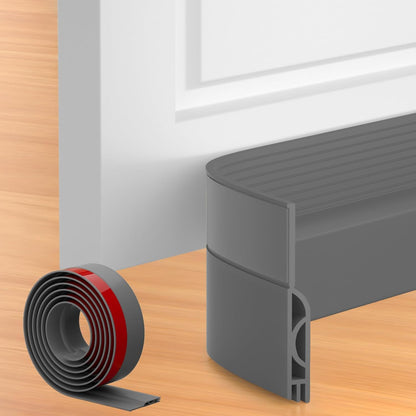 39 Inch Door Draft Stopper 2 Pack White & Gray V1258-DP02-C-621