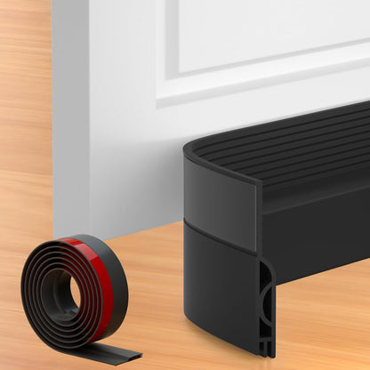 39 Inch Door Draft Stopper 2 Pack White & Black V1258-DP02-C-623