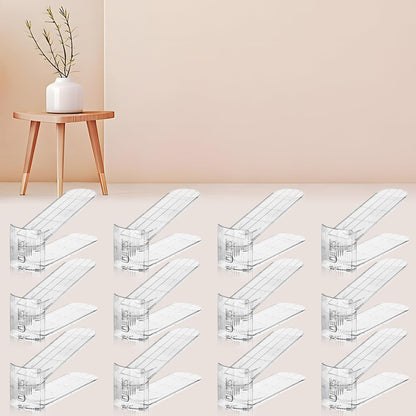 Shoe Slots Organizer for Closet,12PACK Shoe Stacker Shoe Rack Organizer for Closet Space Saver Storage Shoe V1258-DP02-C-624