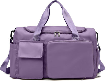 Gym Bag, For Both Men and Women, Foldable, With Shoe Compartment and Wet/Dry Compartment V1258-DP02-C-632