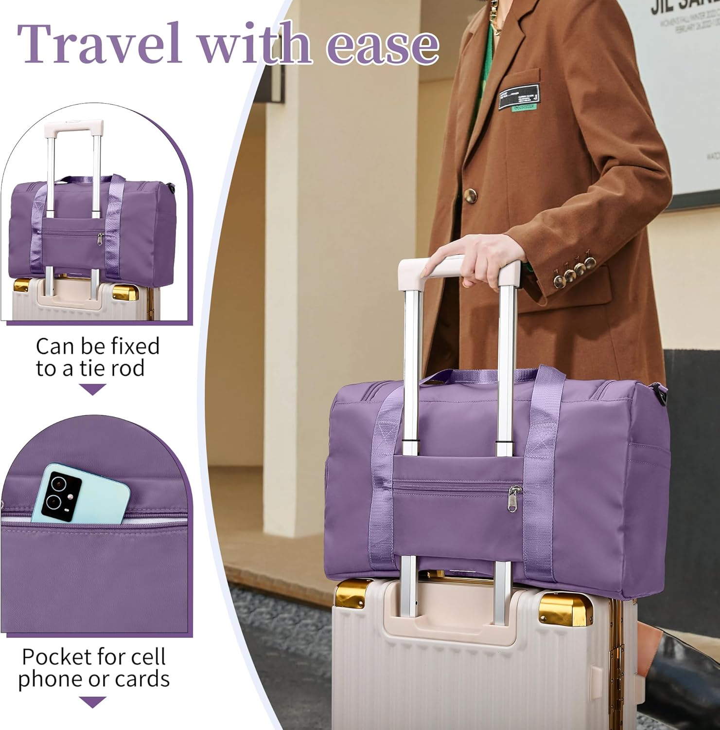 Gym Bag, For Both Men and Women, Foldable, With Shoe Compartment and Wet/Dry Compartment V1258-DP02-C-632