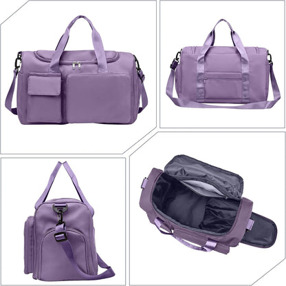 Gym Bag, For Both Men and Women, Foldable, With Shoe Compartment and Wet/Dry Compartment V1258-DP02-C-632
