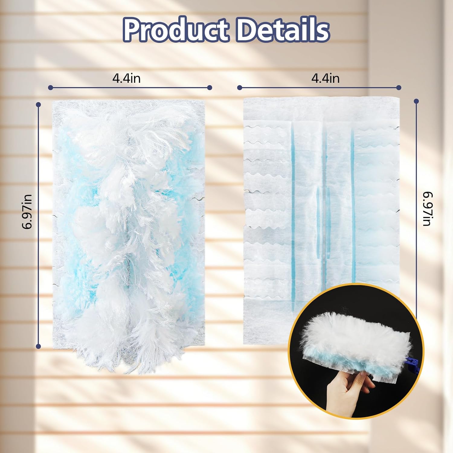 Duster Refills for Swiffer Dusters, 35 Count Disposable Duster Refill Heavy Duty Dusters Refills Replacement V1258-DP02-C-640