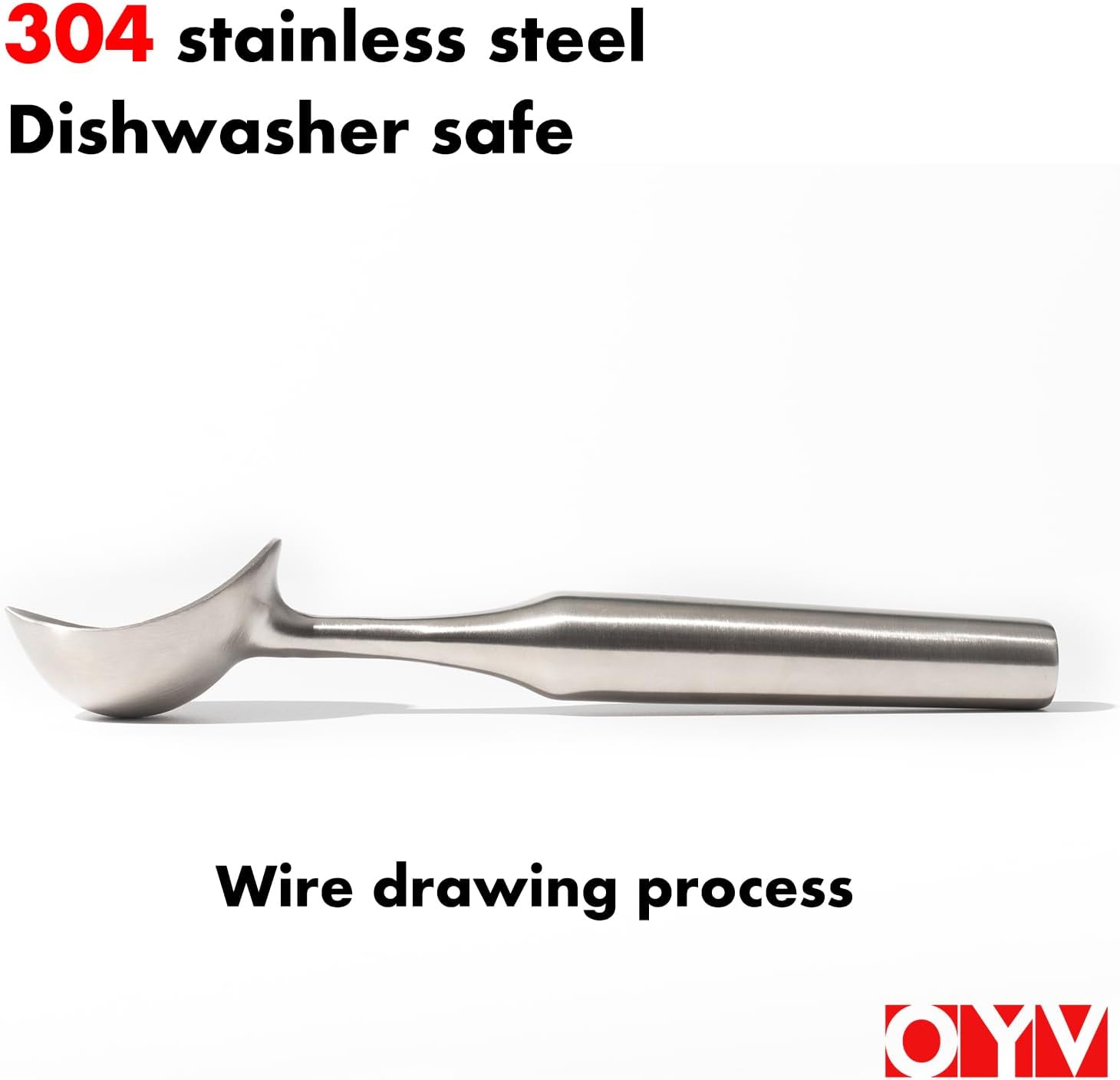 Silicone Whisk & Stainless Steel Ice Cream Scoop Set, Kitchen Essentials for Cooking and Desserts V1258-DP02-C-658