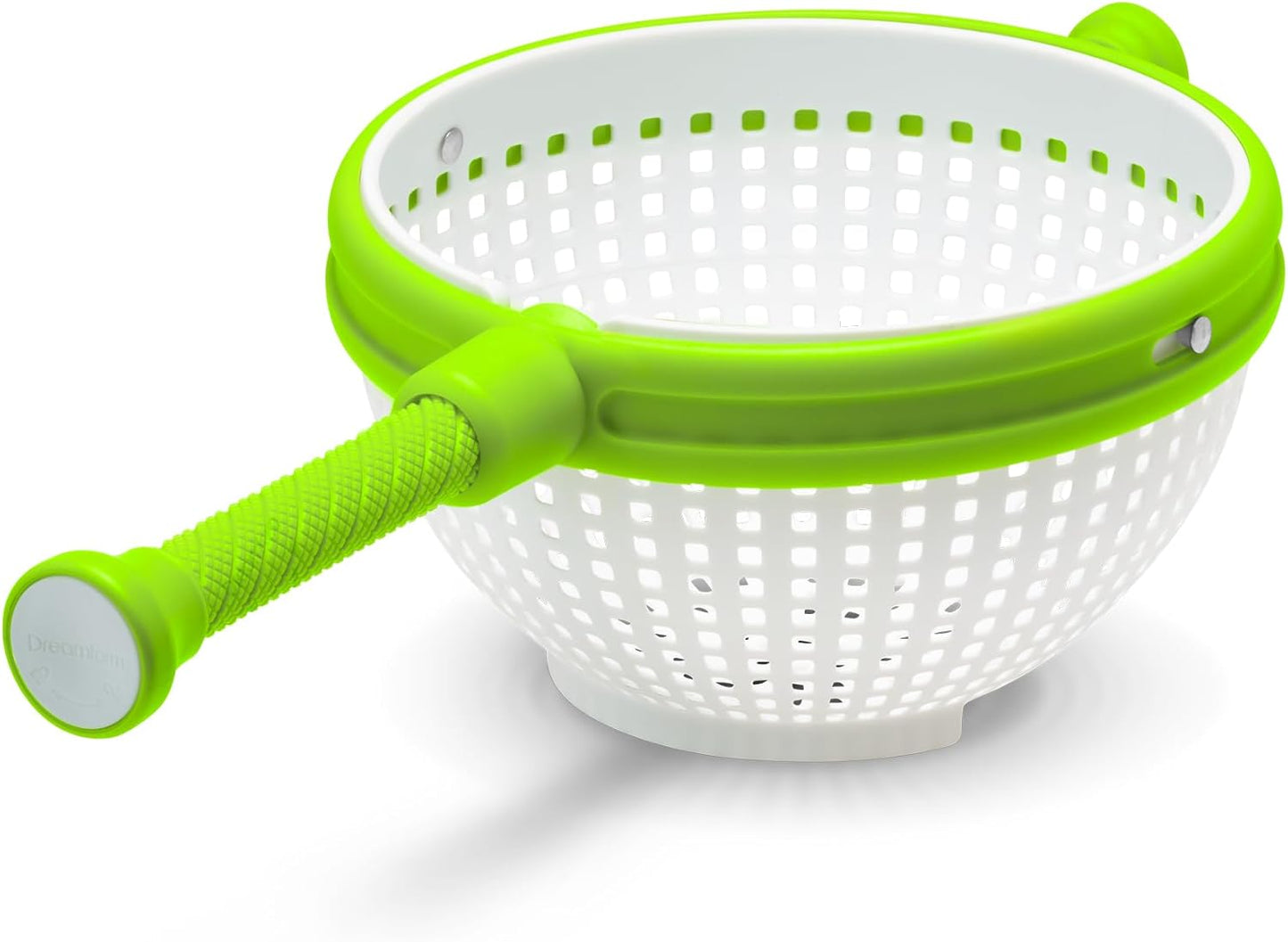 Spina 2-In-1 Easy-To-Use, Collapsible Salad Spinner & Straining Colander for Salad, Fruit, Vegetable, Lettuce V1258-DP02-C-662
