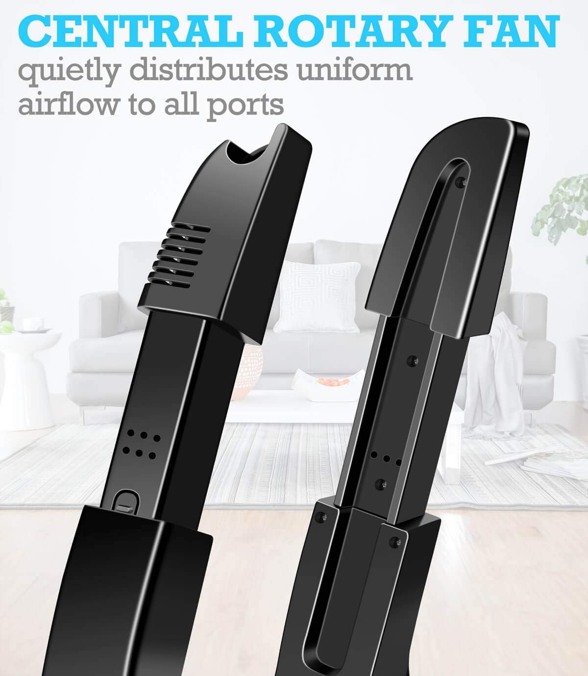 Portable Electric Shoe Glove Boot Dryer Warmer with Folding and Drying Rack V1258-DP02-C-663