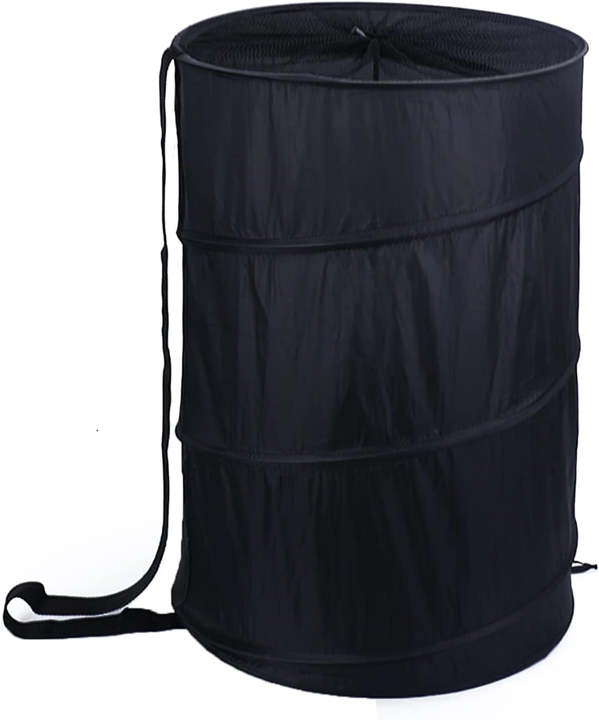 Extra Large 107L Strong Laundry Hamper 17.5" x 27" Collapsible Laundry Baskets with Long Straps Drawstring V1258-DP02-C-665