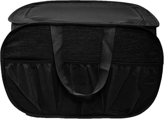 Collapsible Laundry Baskets, Tear Proof Pop Up Laundry Hamper with Lid, Dual Handles Durable Foldable Laundry V1258-DP02-C-666