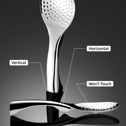 18/8 Stainless Steel Rice Paddle, Non-Stick Rice Spoon, Mirror Finish, Stand-Up Design, Serving Spoon for V1258-DP02-C-681