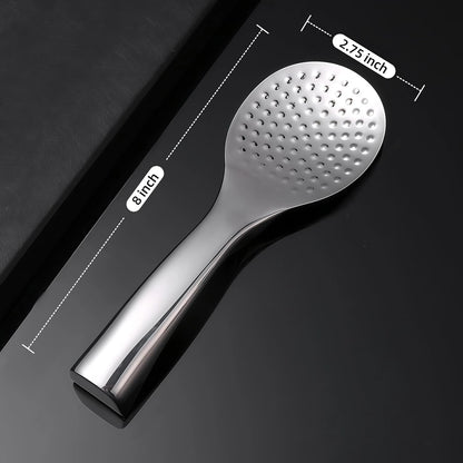 18/8 Stainless Steel Rice Paddle, Non-Stick Rice Spoon, Mirror Finish, Stand-Up Design, Serving Spoon for V1258-DP02-C-681