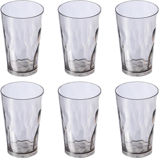 SZKIANGZXC Shatterproof Drinking Cups, Drinking Glasses, Set of 6, Plastic glass cup,16 oz plastic Tumbler V1258-DP02-C-682