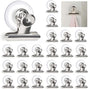 Suction Cup Clips for Windows 24Pcs Suction Clips Clear Suction Cup Clamp Holder Suction Cups with Clips for V1258-DP02-C-689