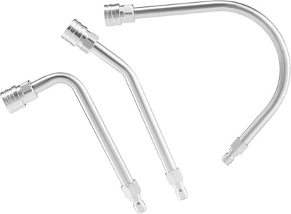 Pressure Washer Extension Wand - Gutter Cleaner Attachment - 30 degrees, 90 degrees, 120 degrees Curved Rod, V1258-DP02-C-720