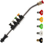 Pressure Washer Wand Extension with Adapter, Replacement Lance, Only Compatible Karcher K2, K3, K4, K5, K6, V1258-DP02-C-728