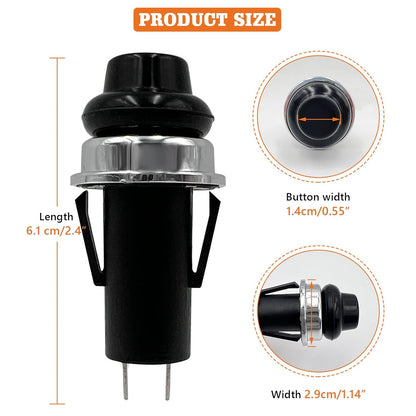 Replacement for Weber Igniter Push Button/Switch, Fit for Weber Spirit E/S-210 220 310 315 320 330 Gas V1258-DP02-C-731