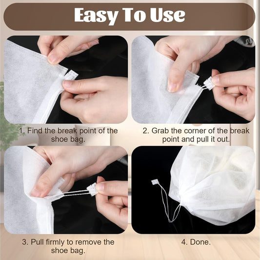 100Pcs Purse Dust Bags for Storage Drawstring Purse Covers Storage Bags for Dust and Storages 11in X 15in V1258-DP02-C-744