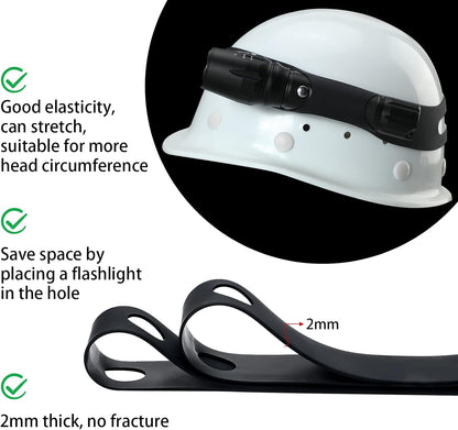 4 Pcs Firefighter Tools Include 2 Firefighter Helmet Band 2 Glove Strap Holder Fire Helmet Band Glove Safety V1258-DP02-C-786