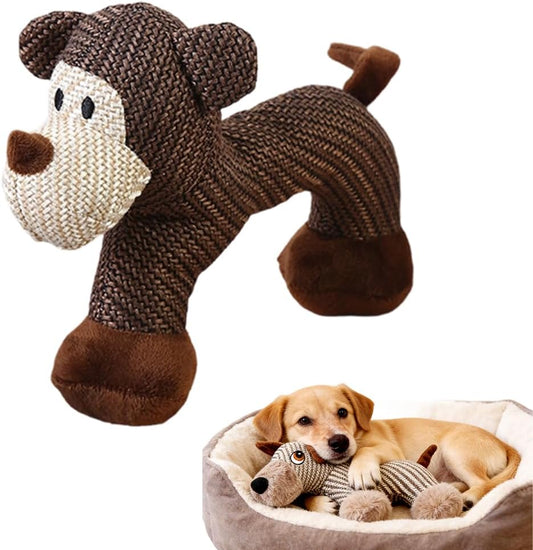 Indestructible Dog Toys for Aggressive Chewers, Durable Squeaky Plush Large Medium Small Dogs, Tough Chew V1258-DP02-C-791