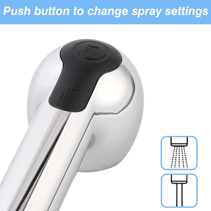 Pull Out Sink Sprayer Head Replacement, 2 Function Kitchen Sink Faucet Head, G1/2 or 13/16 Inch Thread Faucet V1258-DP02-C-800