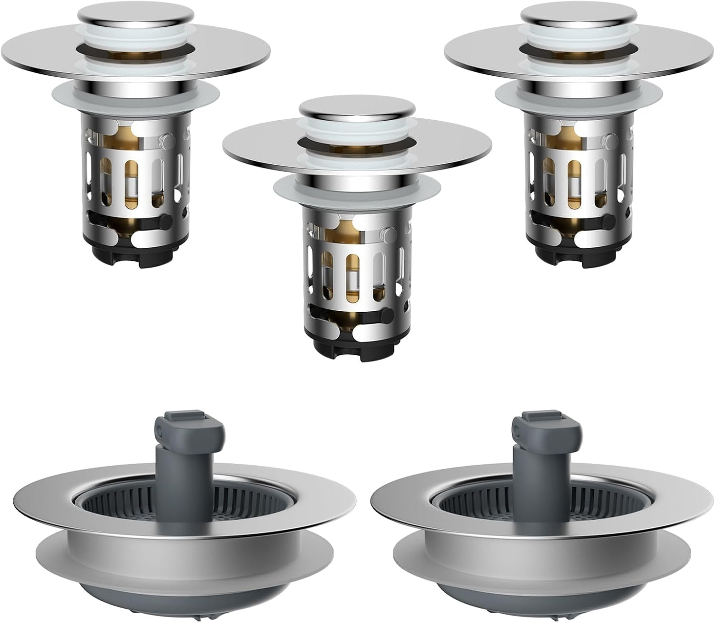 Bathroom & Kitchen Sink Strainer V1258-DP02-C-811