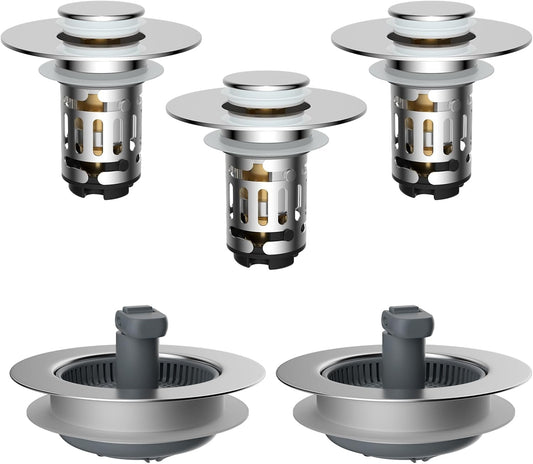 Bathroom & Kitchen Sink Strainer V1258-DP02-C-811