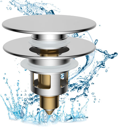 Upgraded 3 in 1 Bathroom Sink Drain Strainer V1258-DP02-C-818