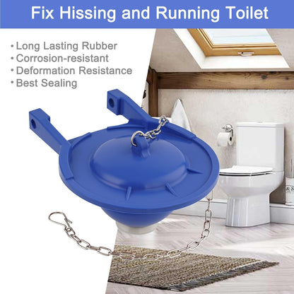 Large 3-Inch Toilet Flapper with Toilet Handle Replacement Compatible with TOTOTHU004-CP Trip Lvr V1258-DP02-C-825