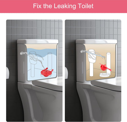 Large 3-Inch Toilet Flapper with Toilet Handle Replacement Compatible with TOTO THU068#CP Trip Lvr V1258-DP02-C-827