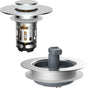 Upgraded 3 in 1 Bathroom and Kitchen Sink Drain Strainer V1258-DP02-C-832