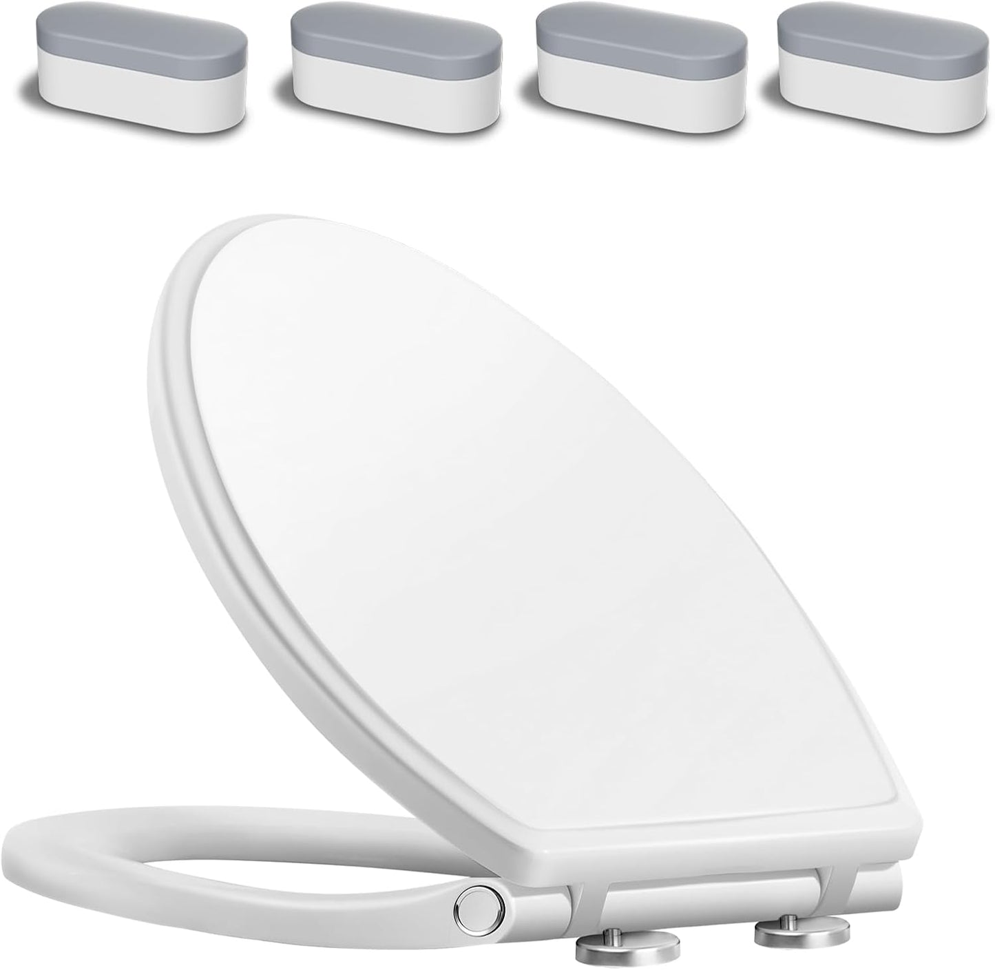 Premium Elongated Toilet Seat with Toilet Seat Bumpers V1258-DP02-C-839