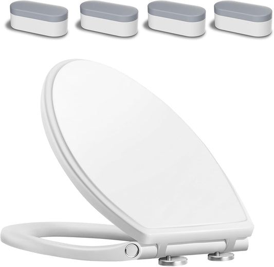 Premium Elongated Toilet Seat with Toilet Seat Bumpers V1258-DP02-C-839