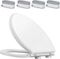 Premium Elongated Toilet Seat with Toilet Seat Bumpers V1258-DP02-C-839