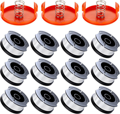 Weed Eater String Compatible with Black+Decker, AF-100 0.065" Weed Wacker String Refill 360ft Automatic Feed V1258-DP02-C-868
