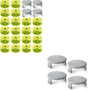 24 PCS Weed Wacker String and 4 Pack AC14HCA Replacement Spool Cap Compatible with Ryobi One Plus+ AC80RL3 V1258-DP02-C-873