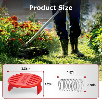 8 Pack CMZST0653 Weed Eater String and 4 Pack CMZST120SC String Trimmer Spool Compatible with Craftsman Weed V1258-DP02-C-878