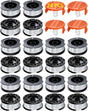 24 Pack Weed Eater String Compatible With Black and Decker Weed Wacker, AF-100 String Trimmer Line, 0.065'' V1258-DP02-C-884