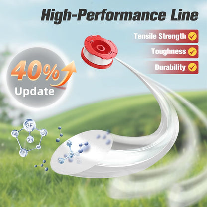 CMZST0653 Weed Eater String Compatible with Craftsman Weed Wacker, 0.065" 30Ft String Trimmer Replacement V1258-DP02-C-885