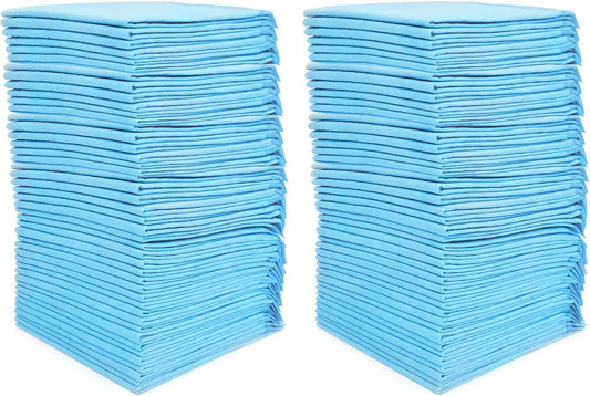 (100 Pads) Ultra Absorbency Pet Toilet Training Pads 18" x 13" Moisture Locking Technology Turns Liquid into V1258-DP02-C-894