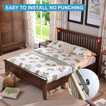 Adjustable Threaded Bed Frame Anti-Shake Tool, Headboard Stoppers, Bedside Anti Shake Tool for Beds Cabinets V1258-DP02-C-90