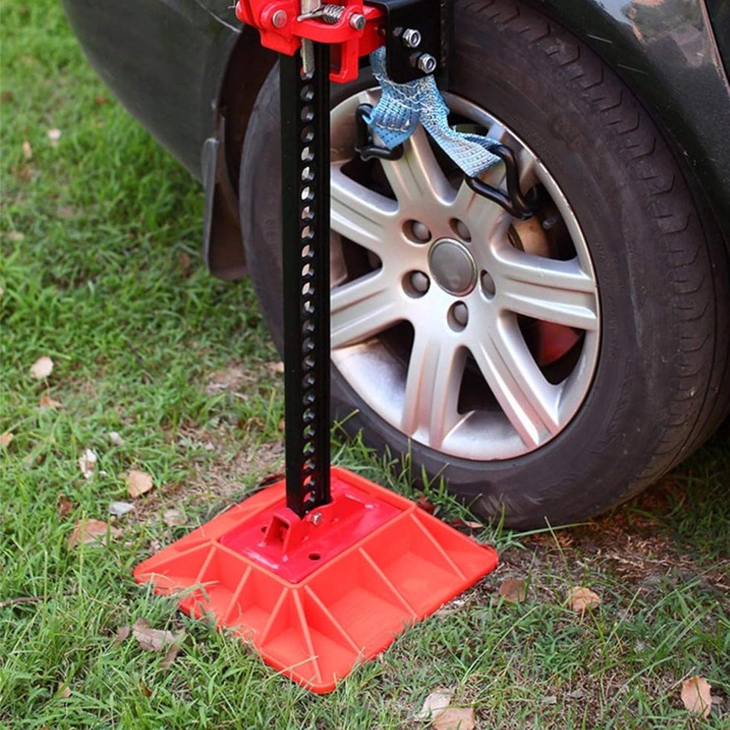 11.5" x 11.5" Off-Road Hi-Lift Jack Base and Stabilizer - Keep Jacks from Sinking with Heavy-Duty Plastic V1258-DP02-C-913
