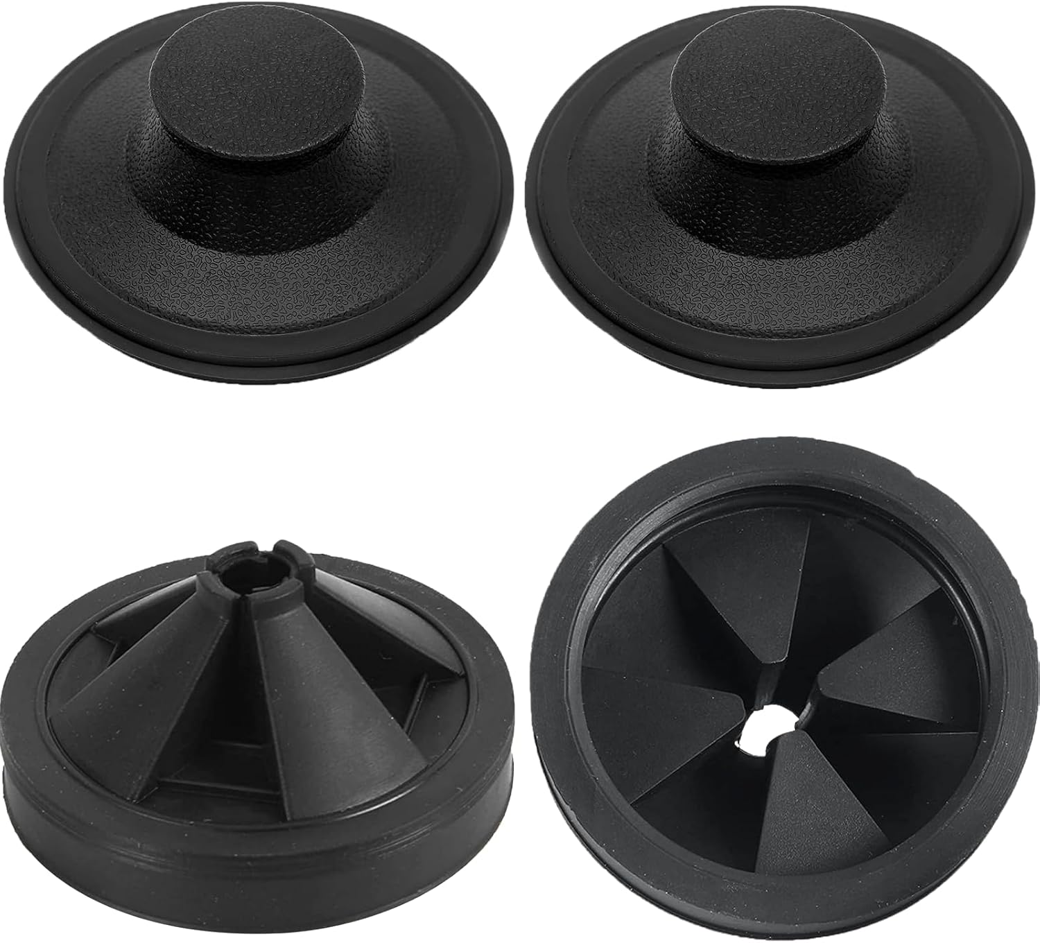 Rubber Sink Stopper and Garbage Disposal Splash Guard,Compatible with Insinkerator Garbage Disposal Parts V1258-DP02-C-921