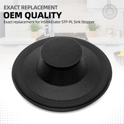 Rubber Sink Stopper and Garbage Disposal Splash Guard,Compatible with Insinkerator Garbage Disposal Parts V1258-DP02-C-921