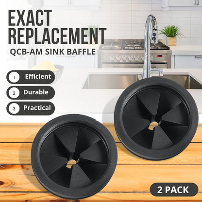 Rubber Sink Stopper and Garbage Disposal Splash Guard,Compatible with Insinkerator Garbage Disposal Parts V1258-DP02-C-921
